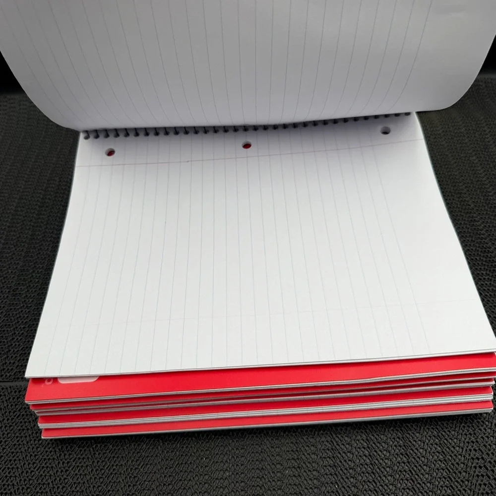 Up & Up Wide Ruled Notebook Lot 9ct Spiral Composition Blue Red Yellow Green